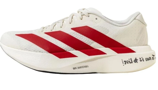 adidas Adizero EVO SL 'White Red' JS1182