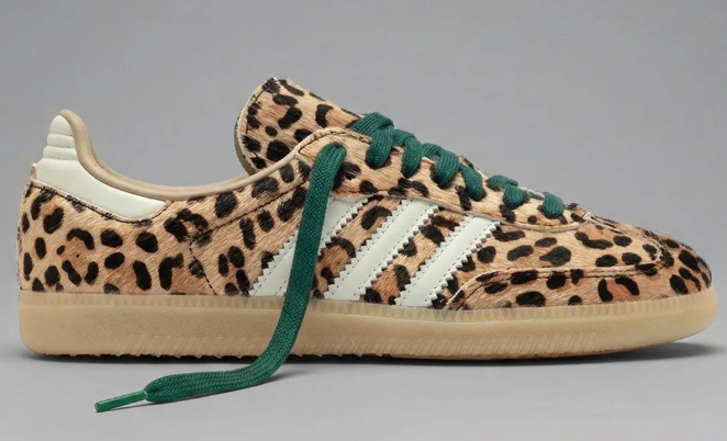Adidas Women's Samba OG Sneaker – Leopard Magic Beige