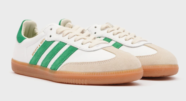 Adidas x Sporty & Rich Samba OG - White/Jolly Green