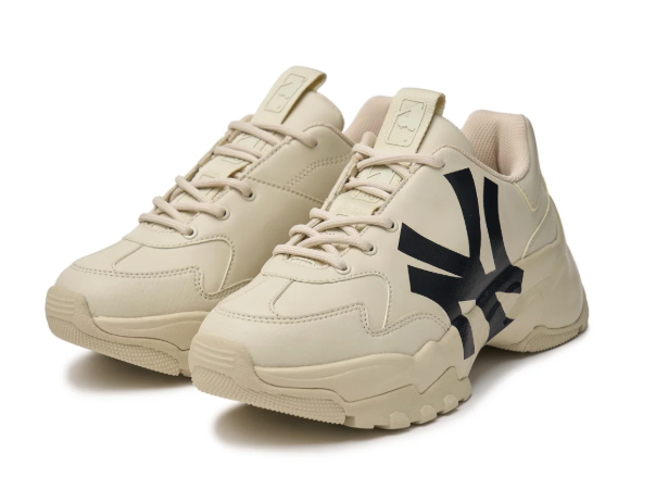 MLB Big Ball Chunky New York Yankees Sneaker – Beige