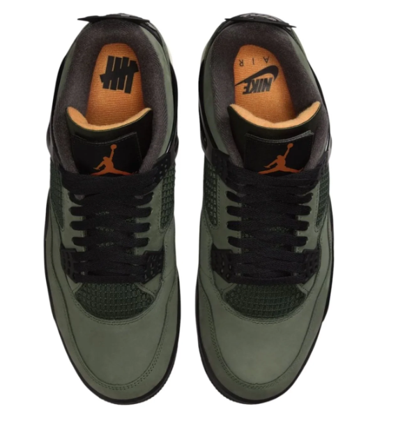 Air Jordan 4 x Undefeated 'Deep Green' 2025 – IB1519-200