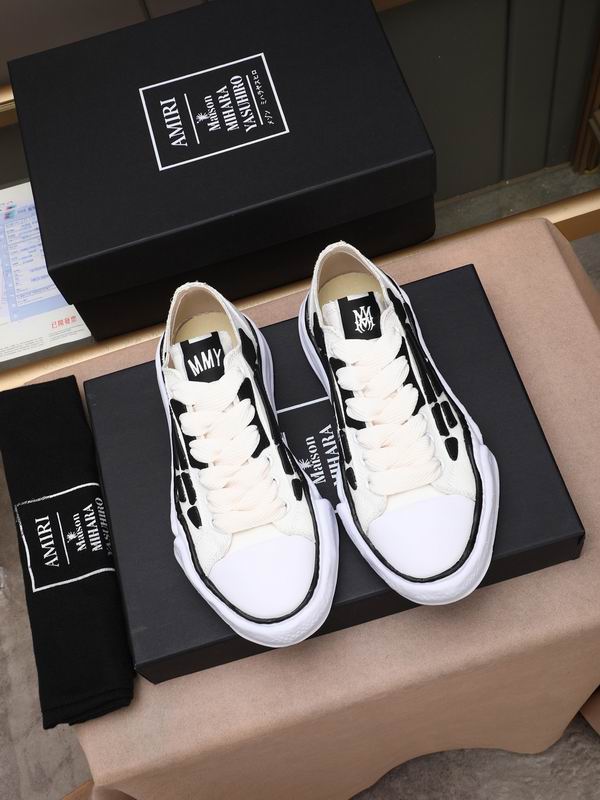 Amiri x Maison Mihara Yasuhiro — Low-Top White / Black