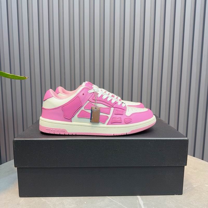 Amiri Skel Low — Pink / White