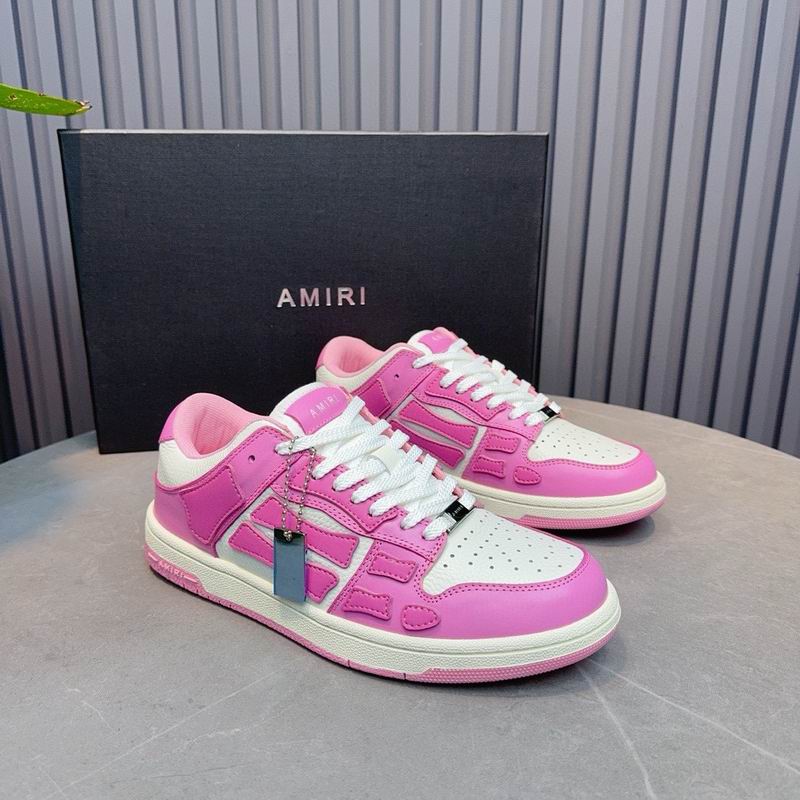 Amiri Skel Low — Pink / White