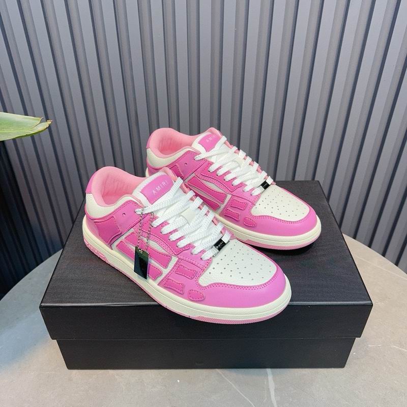 Amiri Skel Low — Pink / White