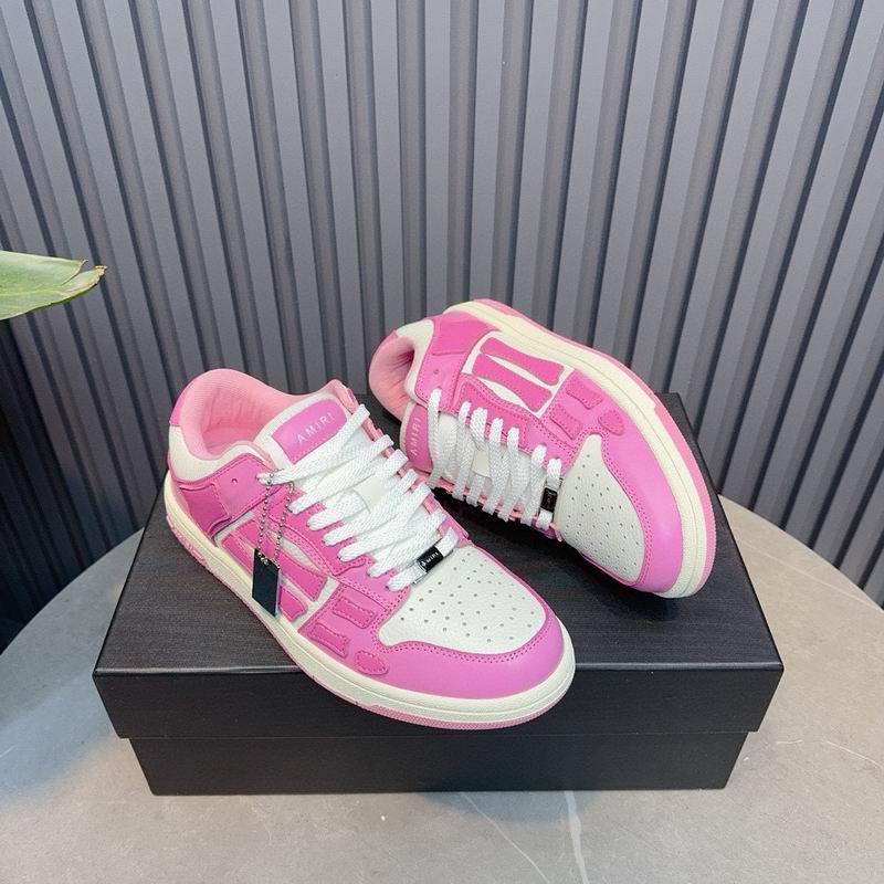Amiri Skel Low — Pink / White