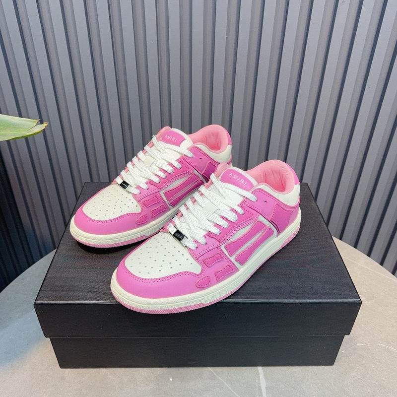 Amiri Skel Low — Pink / White