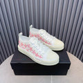Amiri Stars Court Low-Top Sneaker – White / Pink