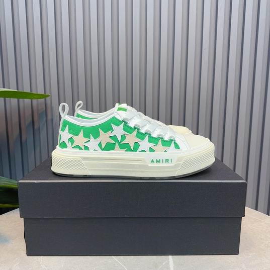 Amiri Stars Court Low-Top Sneaker – Green / White