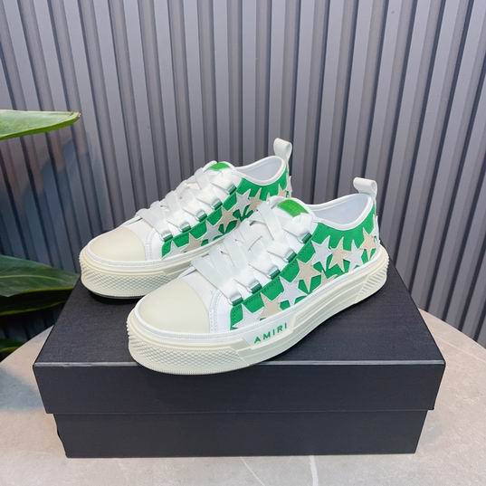 Amiri Stars Court Low-Top Sneaker – Green / White