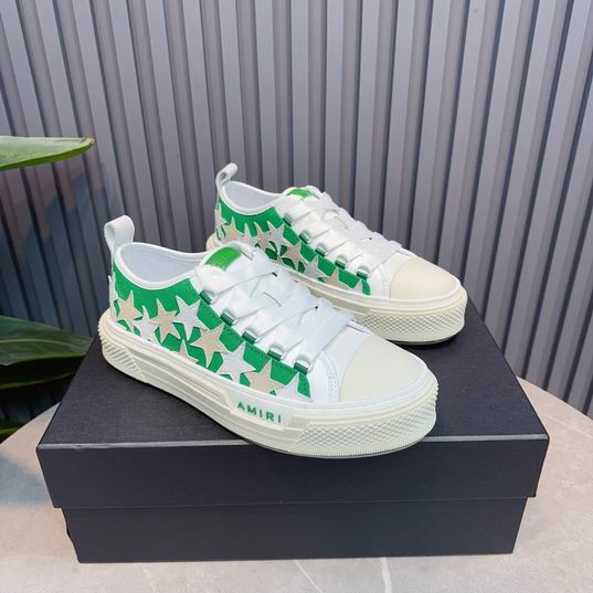 Amiri Stars Court Low-Top Sneaker – Green / White