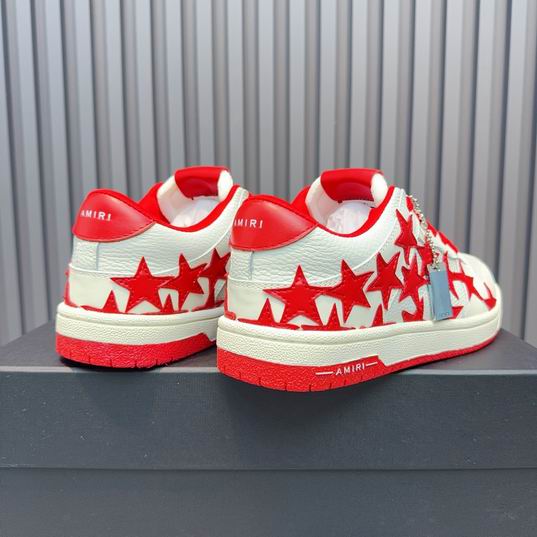 Amiri Stars Low-Top Sneaker – White / Red