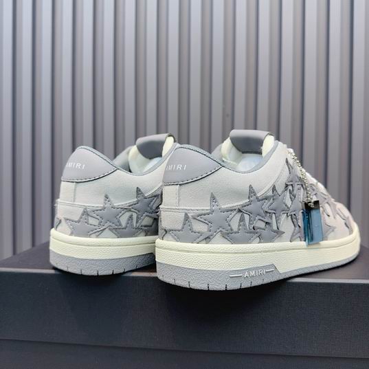 Amiri Stars Court Low-Top Sneaker – White / Grey