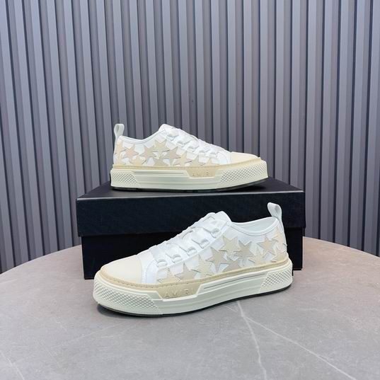 Amiri Stars Court Sneaker – White / Cream