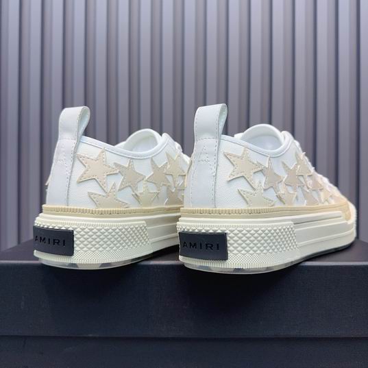 Amiri Stars Court Sneaker – White / Cream