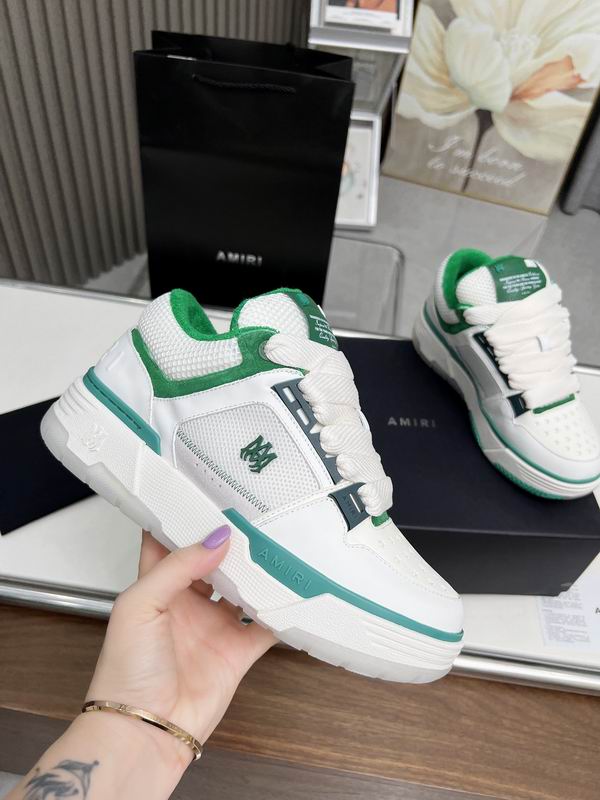 Amiri MA-1 Low-Top Sneaker – White / Green
