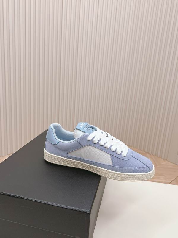 Amiri Bone Runner Low-Top Sneaker – Powder Blue / White