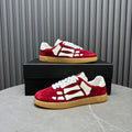 Amiri Bones Low-Top Sneaker – Red / White