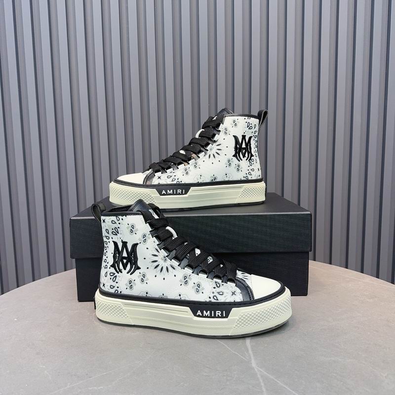 Amiri Court High — White / Black Bandana