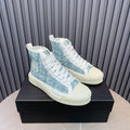 Amiri Court High — Blue Tweed