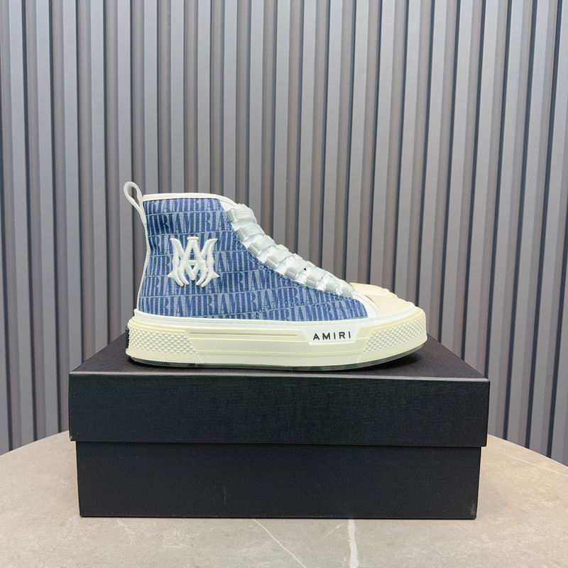 Amiri Court High — Blue AMIRI Monogram