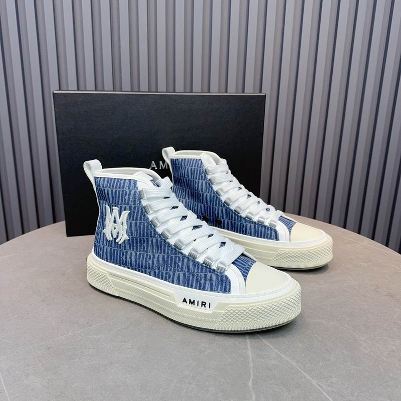 Amiri Court High — Blue AMIRI Monogram
