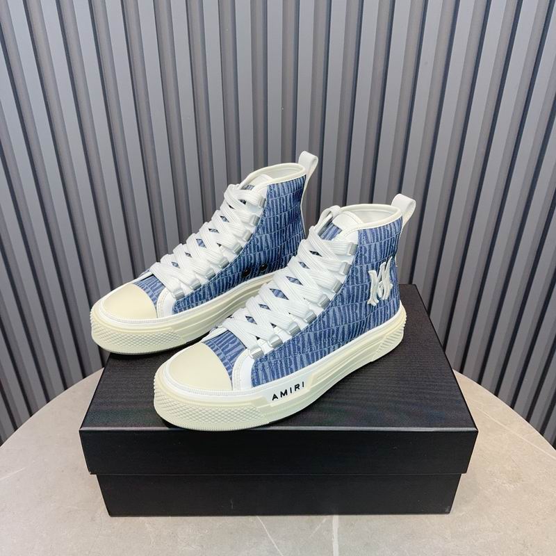 Amiri Court High — Blue AMIRI Monogram