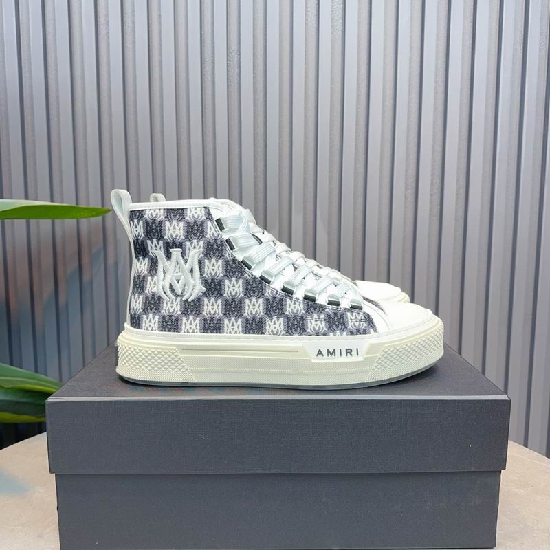 Amiri Court High — Black / White MA Monogram