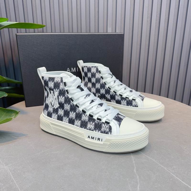 Amiri Court High — Black / White MA Monogram