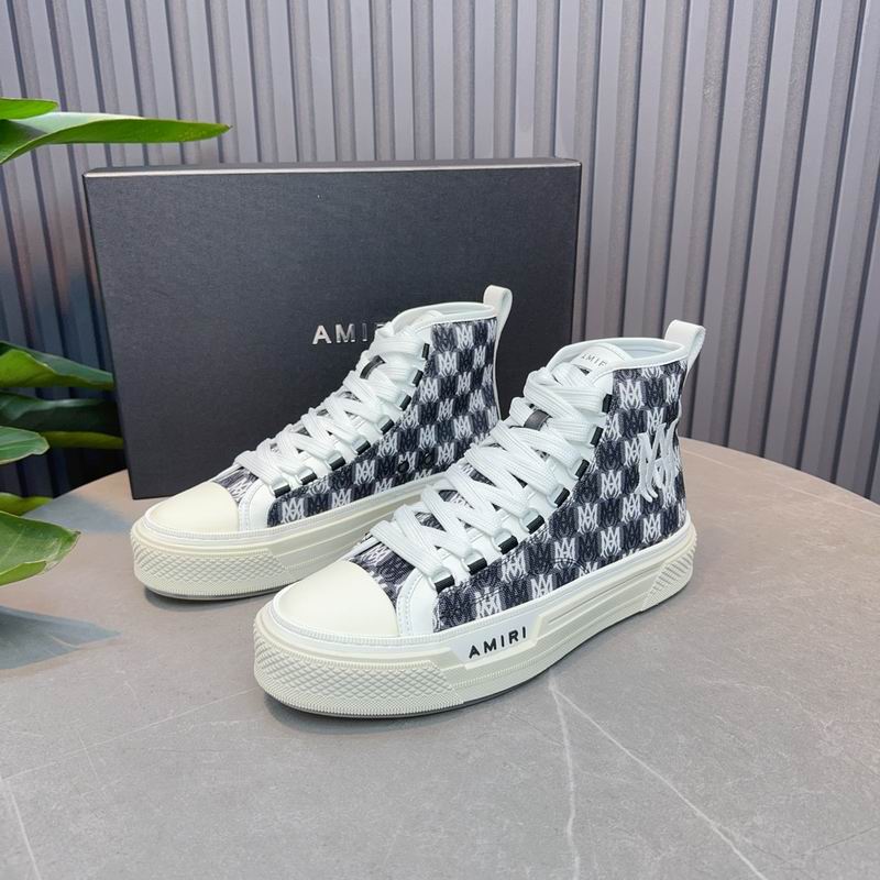 Amiri Court High — Black / White MA Monogram