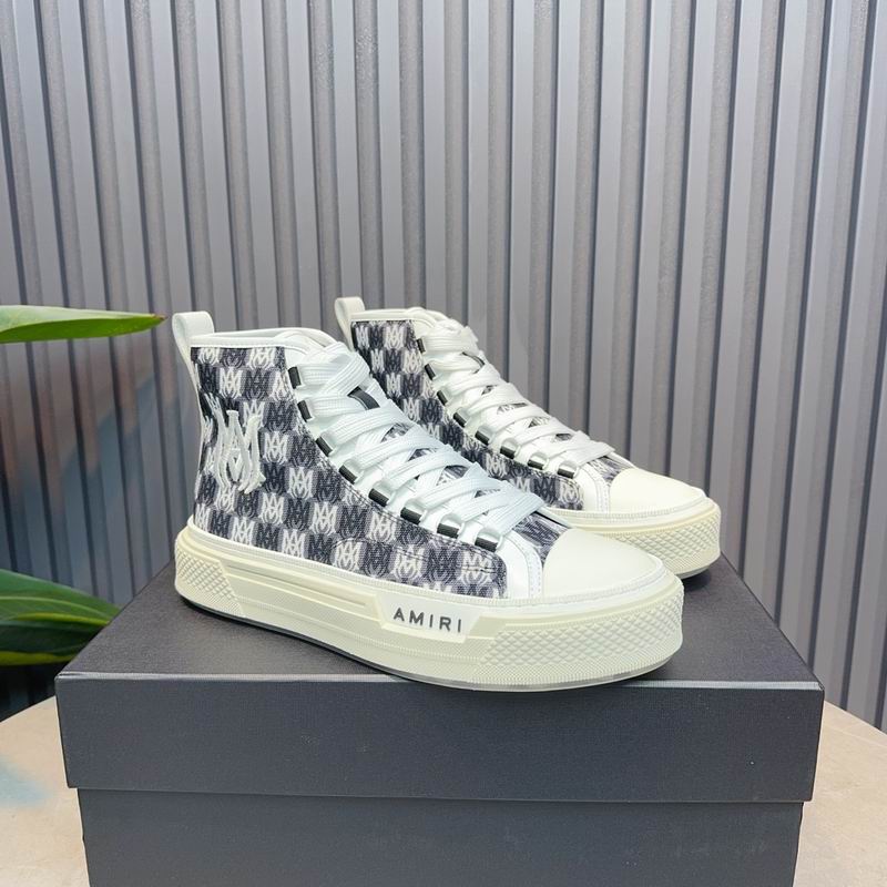Amiri Court High — Black / White MA Monogram