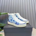 Amiri Stars High Top — White / Blue