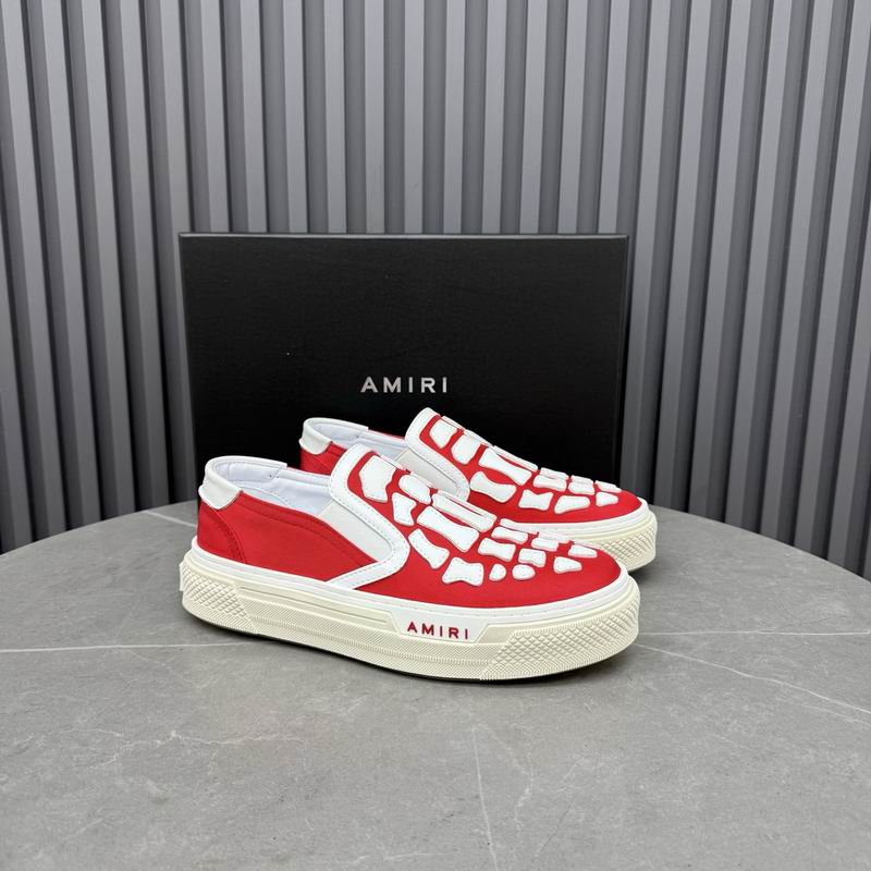 Amiri Skel Slip-On — Red / White