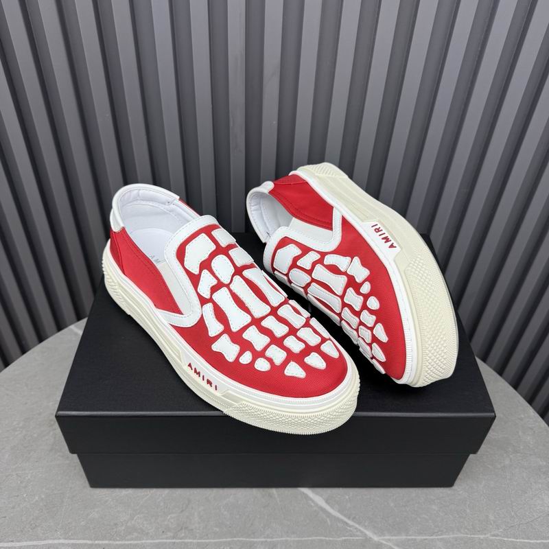 Amiri Skel Slip-On — Red / White