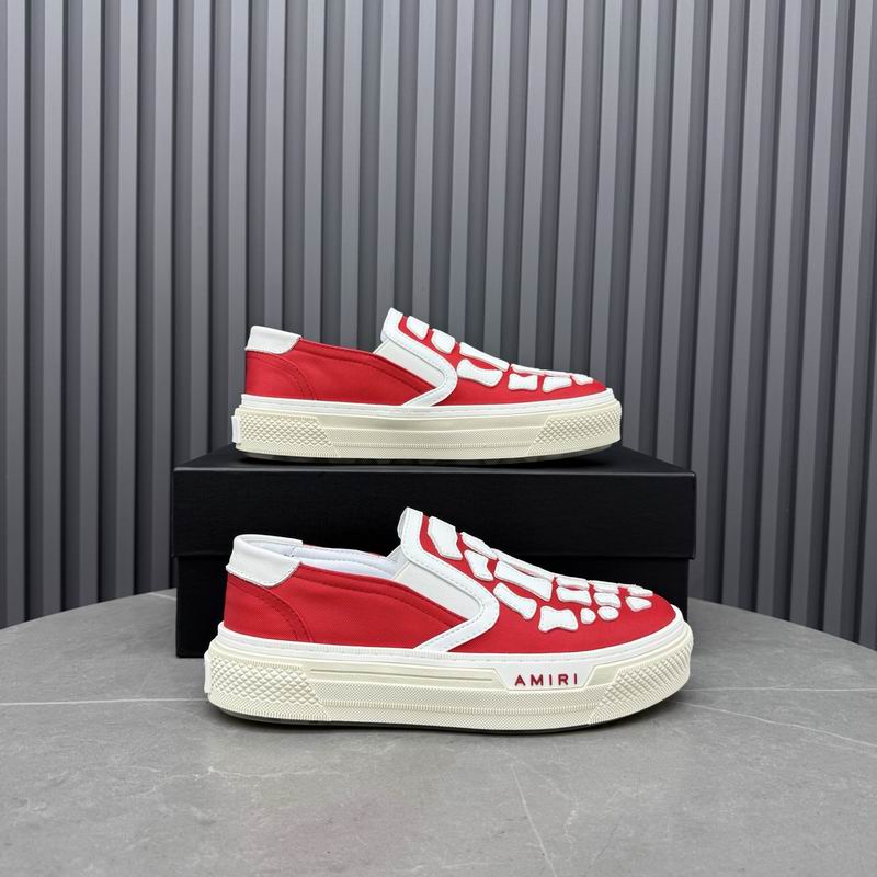 Amiri Skel Slip-On — Red / White