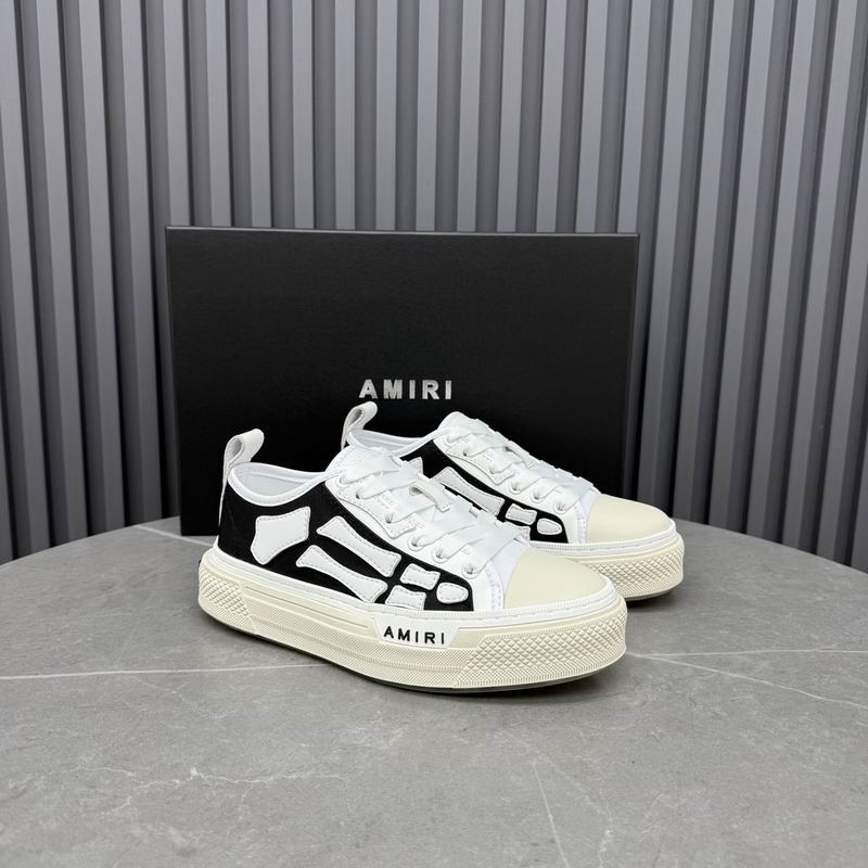 Amiri Skel Court Low — Black / White