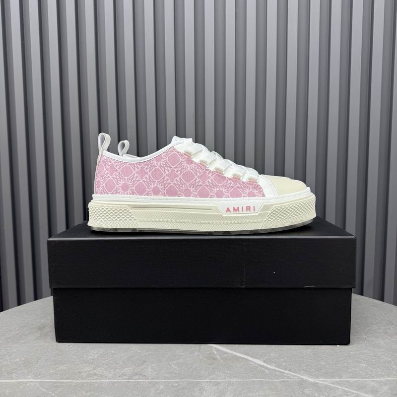 Amiri Court Low — Pink Floral Jacquard