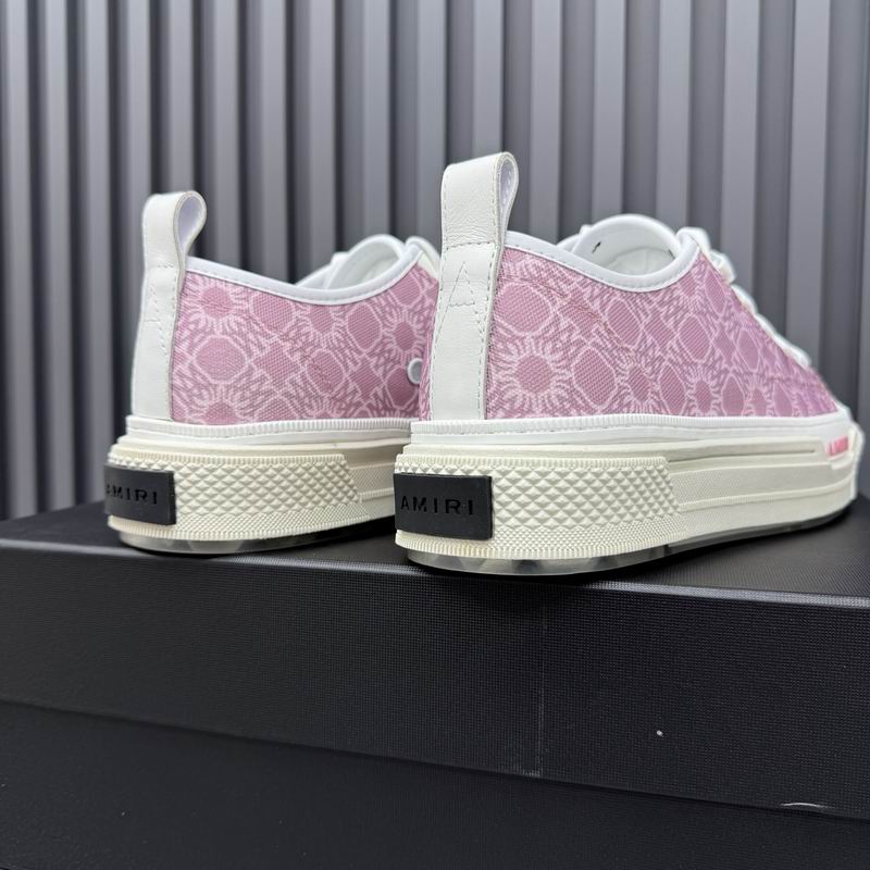 Amiri Court Low — Pink Floral Jacquard