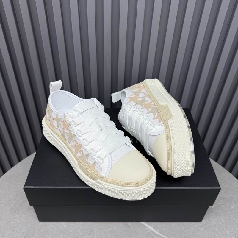 Amiri Stars Court Low — White / Beige