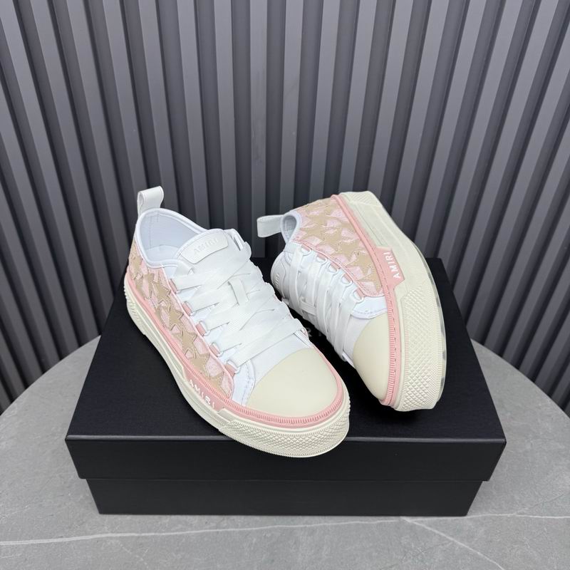 Amiri Stars Court Low — Pink / Beige