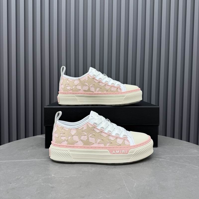 Amiri Stars Court Low — Pink / Beige