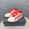 Amiri Stars Court Low — White / Red