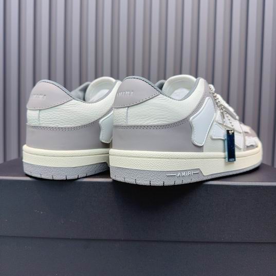 Amiri Skel Top Low Sneaker – White / Grey