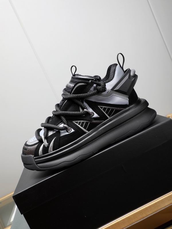 Amiri Warlord High-Top Sneaker – Black / White