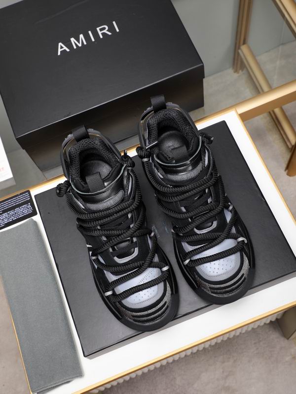 Amiri Warlord High-Top Sneaker – Black / White