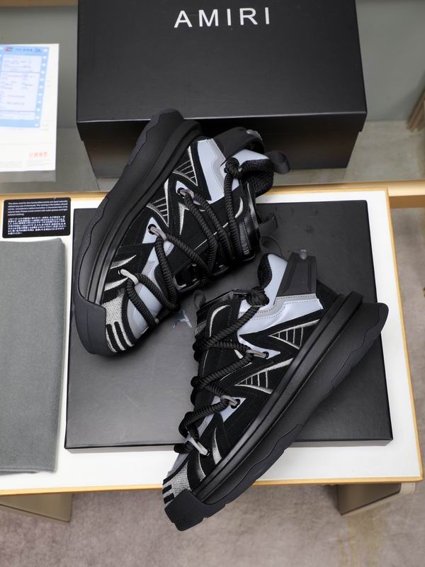 Amiri Warlord High-Top Sneaker – Black / White