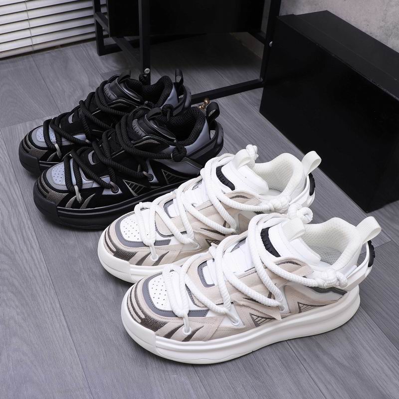 Amiri Warlord High-Top Sneaker – White / Grey
