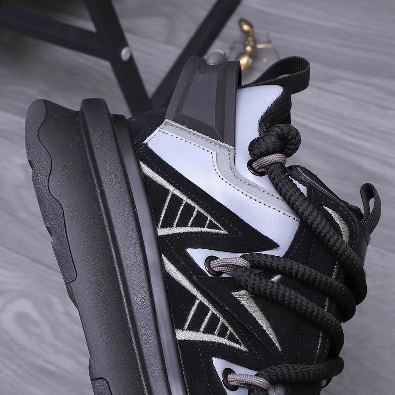 Amiri Warlord High-Top Sneaker – White / Grey