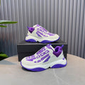 Amiri Bone Runner Low-Top Sneaker – White / Purple
