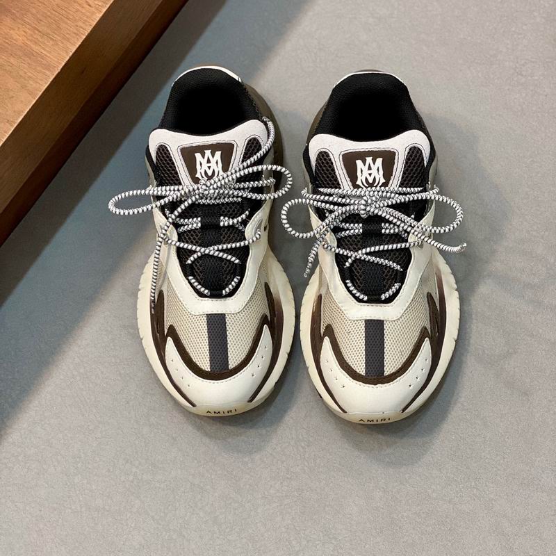 Amiri MA Runner Sneaker – White / Brown / Black